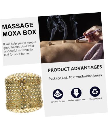 Frcolor 10-Piece Copper Moxa Tool Set | Smoke-Free Moxibustion Boxes & Health Wellness Solutions - International Shipping - Buy Online on GoSupps.com