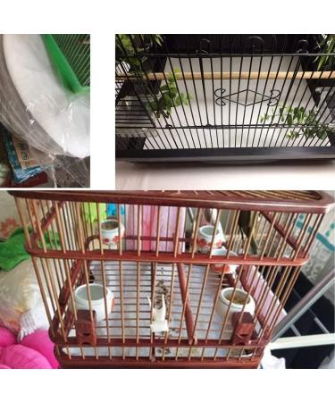 LIZHOUMIL 100 Pieces Bird Cage Liners - Disposable Wooden Bird Mat for Parrot Cages - Cuttable Pet Pad Cushion Supplies - Medium Size (27x20cm) - Buy Online on GoSupps.com