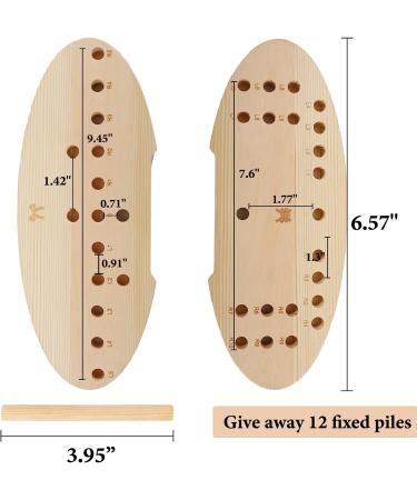 Wooden Bow Maker Tool for Holiday Wreaths & Crafts - Double-Sided Ribbon Bow Maker for Gift Bows, Party Decorations, Hair Bows, Corsages & More - Buy Online on GoSupps.com
