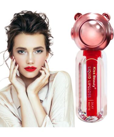 Nictules Matte lip gloss waterproof durable beauty cosmetics for bare lip gloss long lasting nonsticky and nonfading - Buy Online on GoSupps.com