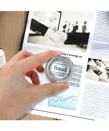 Intsun 30X Jewelers Loupe Magnifier with 6 LED Light Interchangeable Reticle Scale Illuminated Adjustable Focal Length Magnifying Glass for Textile Optical Embroidery Circuit Board Coins etc - Buy Online on GoSupps.com