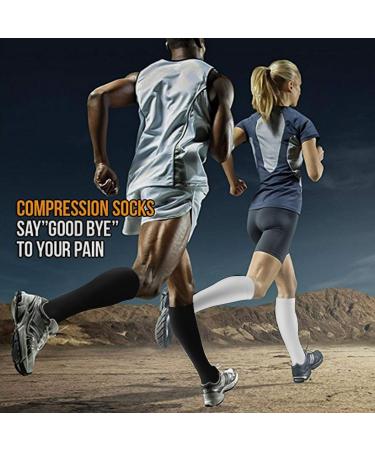 Buy Medical Compression Stockings for Men & Women - 20-30 mmHg Knee High Socks Multi011 Small-Medium | International Shipping Available - Buy Online on GoSupps.com