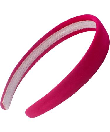 Topkids Accessories Velvet Alice Bands Luxury Headband Head Band Hairband Hair Band Adult Women Ladies Girls Kids Wedding Bride Fashion Aliceband Wonderland 2.5cm 1" Thick Wide (Hot Pink) - Buy Online on GoSupps.com