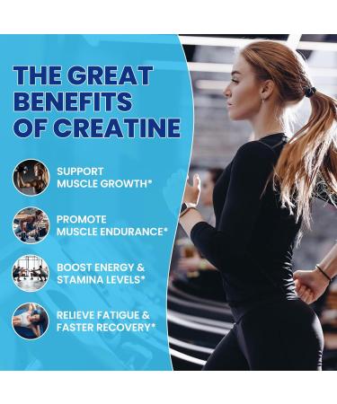 Buy Vegan Creatine Monohydrate Gummies - Muscle Growth & Recovery - Mixed Berry Flavor - 60 Chewables for Men & Women - Buy Online on GoSupps.com