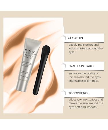 OLLZPJFPK Elastic Eye Cream Moisturizing and Hydrating Eye Skin Smooth and Elastic Eye Area Skin Vitamin E Nourishing Massage Eye Cream - Buy Online on GoSupps.com