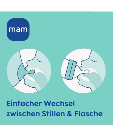 MAM Feel Good Glass Baby Bottle Wide Mouth Milk Bottle with Size 1 Teat +0 month - pink Squirrel & Bird - 260 ml - Buy Online on GoSupps.com