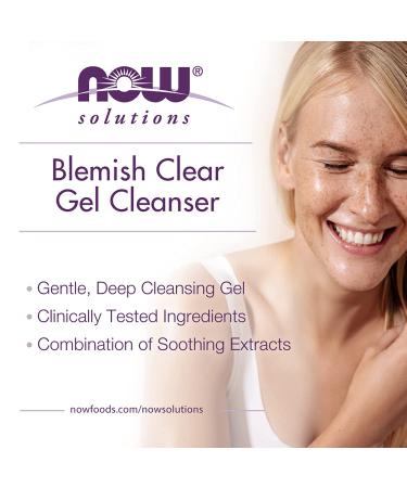 Now Foods Blemish Clear Gel Cleanser - Purify 4 fl oz | Acne Treatment - Buy Online on GoSupps.com