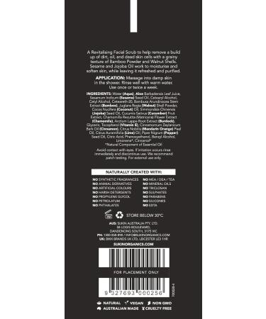 Men's Facial Scrub - Exfoliating Formula for Smooth and Refreshed Skin - Buy Online on GoSupps.com