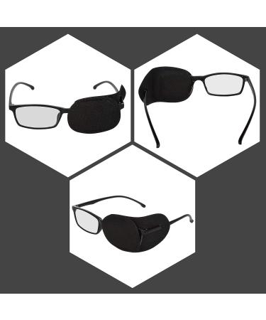 OSGP 6pcs Amblyopia Eye Patches for Kids Glasses - Treat Lazy Eye and Strabismus, No Skin Irritation - Black - Buy Online on GoSupps.com