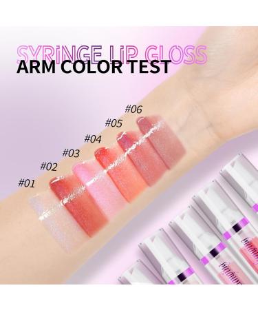 3 Colors Lip Plumping Booster Set - Natural Fuller Gloss Hydrating Lip Care Serum Glitter Finish (04+05+06 - Buy Online on GoSupps.com