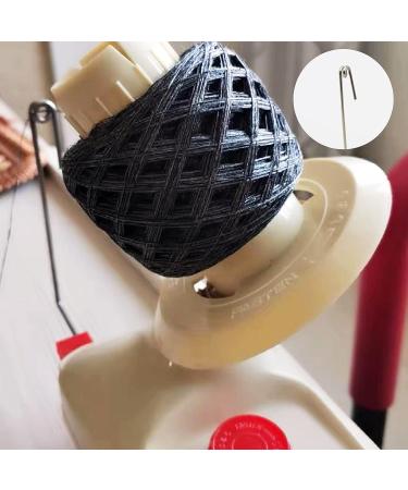LAMXD Hand Operated Yarn Ball Winder - Portable & Easy to Use with Metal Handle and Clamp - Includes Yarn Needles Set - Buy Online on GoSupps.com