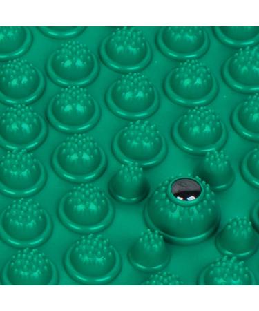 Ruilogod Rubber Sport Leisure Acupressure Massage Mat - Dark Green for Relaxation & Wellness | International Shipping - Buy Online on GoSupps.com