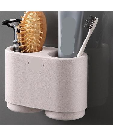 DIGJOBK Zahnb rstenbecher - Inverted Toothbrush Holder & Toothpaste Storage Rack | Stylish Bathroom Set for International Shipping - Buy Online on GoSupps.com