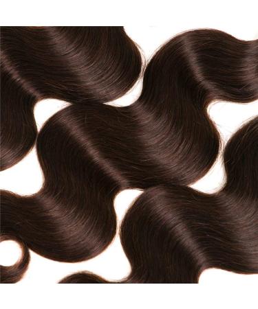 Dark Brown Brazilian Body Wave Human Hair Bundles - 16 18 20 Inch #2 Color - 100% Virgin Hair Extensions - Buy Online on GoSupps.com