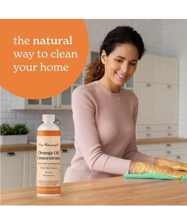 Orange Oil Concentrate - All-Natural D-Limonene Cleaning Solution | Eco-Friendly 32 OZ | Cold-Pressed Orange Peels for Whole Home Use - Buy Online on GoSupps.com