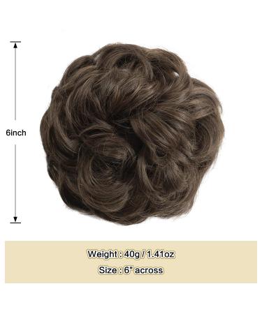 Shop Sofeiyan Hair Tendrils & Updos | Wavy Chignon Hairstyles & Hair Extensions for Women in Darkest Brown & Bright Auburn | 40g Mixed Colors - Buy Online on GoSupps.com
