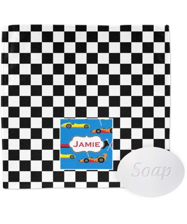 YouCustomizeIt Personalized Checkers & Racecars Washcloth
