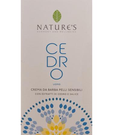 Nature's Cedro-Man Shaving Cream for Sensitive Skin - 4.2 oz | Best International Shipping - Buy Online on GoSupps.com