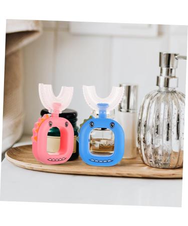 Healeved U-Shaped Toothbrush for Kids | 4-Pack Children's Oral Care Tools | Sweet & Fun Design for Easy Brushing | Ideal Household Products for Children - Buy Online on GoSupps.com