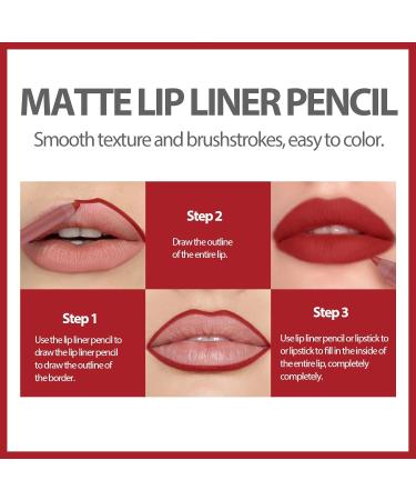 Shop Matte Lip Liner | Highly Pigmented & Moisturizing Nude Lip Makeup - Long Lasting Comfort - Buy Online on GoSupps.com