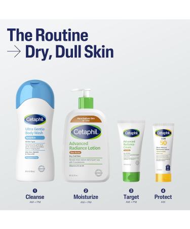 Cetaphil Body Lotion Advanced Radiance Lotion with Shea Butter for Dry Sensitive Skin 16 oz Pack of 2 Fragrance Free Hypoallergenic Non-Comedogenic Shea Butter 16 Fl Oz (Pack of 2) - Buy Online on GoSupps.com