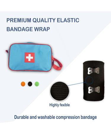 Degasa Elastic Bandage Wrap 1 Pack - Random Color - Support for Ankle, Knee, Wrist, Leg - First Aid Compression Roll 3W x 5.4 yds L - Buy Online on GoSupps.com