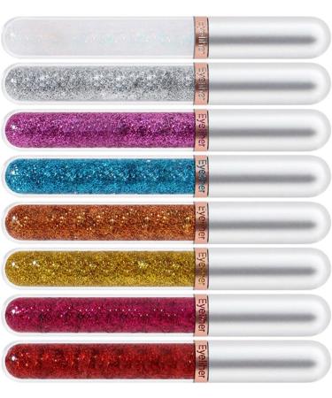 8 Colors Liquid Eyeliner Colourful Waterproof Eyeliner Cosplay Matte Eyeliner Set 2.5mL Style 3 Eyeliner - Buy Online on GoSupps.com