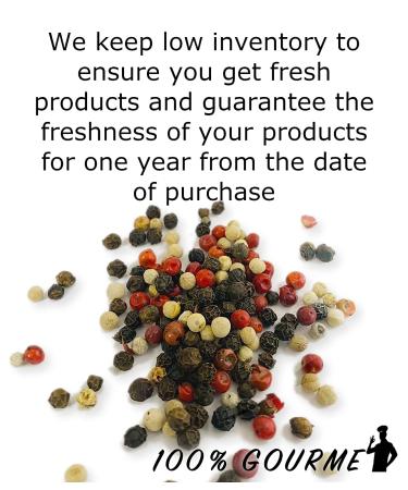 Red Baron Organic Gourmet Peppercorn Blend - 100% Natural, Paleo, Keto, Vegan Friendly, Non-GMO, No Artificial Color - 10 oz Rainbow Blend with Black, Pink, and Red Peppercorns - Buy Online on GoSupps.com