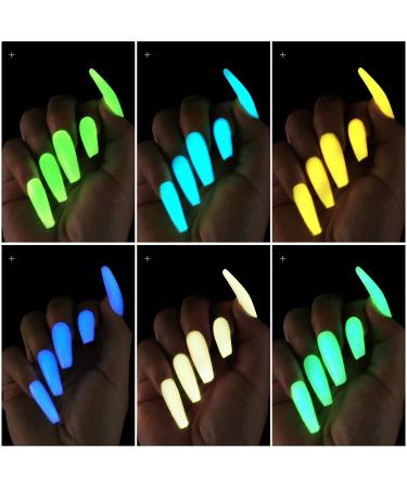 BURANO Glow in The Dark Poly Extension Nail Gel Kit with LED Lamp - Nail Extension Builder Gel for Salon-quality Nails - Buy Online on GoSupps.com