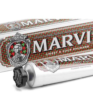 MarvisToothpaste Limited Edition Sweet & Sour Rhubarb - 2.53 Oz - Buy Online on GoSupps.com