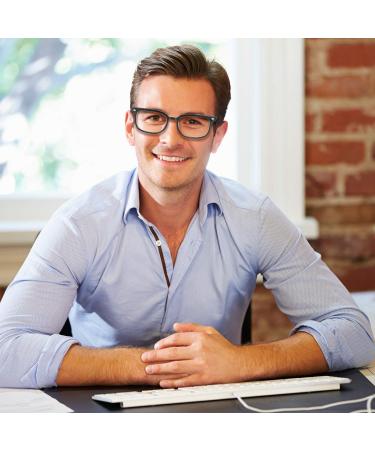 Buy Aroncent Progressive Reading Glasses | Multifocal Computer Glasses +1.0 to +3.0 Dioptria - Black - Buy Online on GoSupps.com