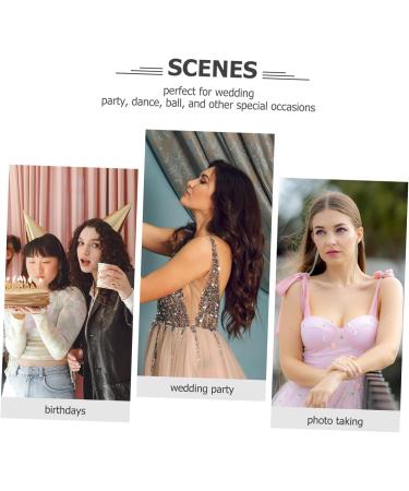 Ciieeo 1 Set Forest Fairy Flower Bridal Hair Accessories Wedding Dress Accessories Yellow 4-piece Set Bridal Pearl Hair Accessories Hair Barrettes Hair Accessories for Girls The Flowers - Buy Online on GoSupps.com