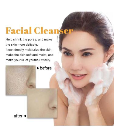 Yaper Turmeric Facial Cleanser - Deep Cleansing Exfoliating Face Wash with Brush for Radiant Glow (1Pcs) - International Shipping Available - Buy Online on GoSupps.com