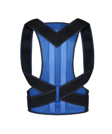 Zeyuqi Back Waist Posture Corrector adjustable correction belt for adult shoulder shoulder shoulder lumbar support spine belt vest blue-xxxxxlarge blue xxxxxlarge