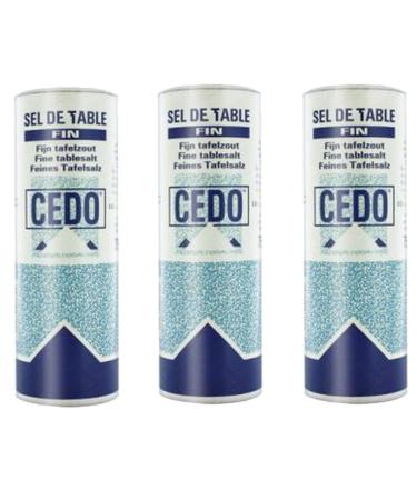 Lot 3x Fine salt - Cedo - 750g pouring box
