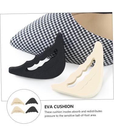 Buy 2 Pairs High Heel Forefoot Insoles - Non-Slip EVA Cushion Pads for Comfort & Support - Buy Online on GoSupps.com
