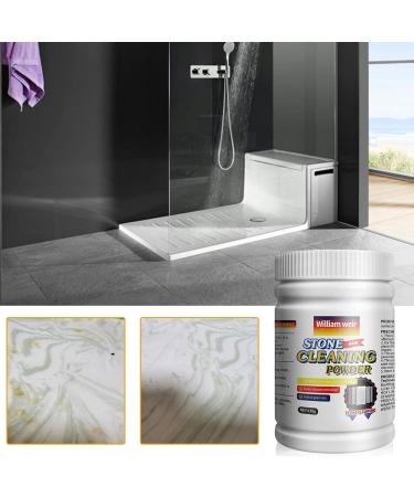 Stone Cleaning Powder | 5.3 oz Stone Cleaning Powder - Protective Stone Maintenance Tile Polishing Powder for Bathroom Kitchen Outdoor Use - Buy Online on GoSupps.com