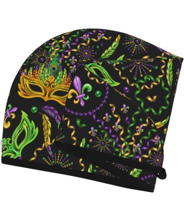 Carnival Mardi Gras Microfiber Hair Towel | Soft Super Absorbent Quick Dry Wrap for Long Curly & Thick Hair - Coral Velvet for Women - Buy Online on GoSupps.com