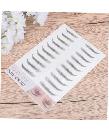 FRCOLOR 2pcs 3d Eyebrow Stickers 3d Stickers Waterproof Suit Stick on Brows Transfer Stickers 4d Bionic - Buy Online on GoSupps.com