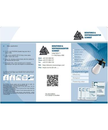  Phoenix Enzymreiniger Maintenance 2 x 20 g 2.0 to 3.0 liters of dentures dental clamps bite rail deodorizer odor eliminator without affecting the material - Buy Online on GoSupps.com