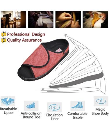 Shop Women s Diabetic Shoes | Extra Wide Open Toe Sandals with Adjustable Straps for Comfort & Support - Ideal for Arthritis & Swollen Feet - Size 7.5 - Buy Online on GoSupps.com