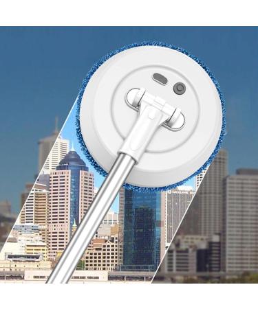 Electric Scrubbing Wand Rotating Bristle Cleaner Electric Broom Electric Cleaner Electric Brush Floor Scrubber with Adjustable Handle Household Cleaning for Tile Bathroom White - Buy Online on GoSupps.com