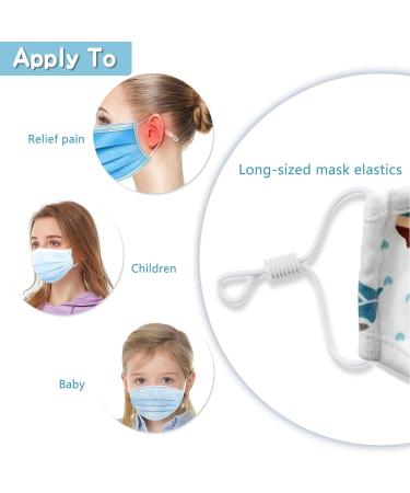 OCEANTREE Cord Locks for Mask - Silicone Cord Stopper Earloop Toggles - White - Buy Online on GoSupps.com