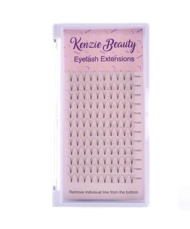 Kenzie Beauty Russian Volume 5D Premade Fans 0.07 C Curl Eyelash Extensions - 11mm - Buy Online on GoSupps.com