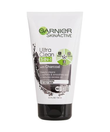 Garnier SkinActive Ultra Clean 3-In-1 with Charcoal 4.4 fl oz (132 ml)