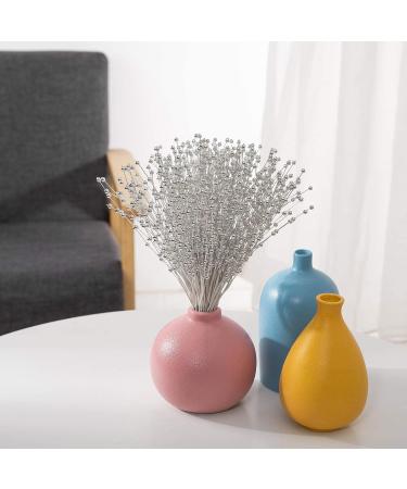60-Piece Silver Pearl Stick Stems Bouquets for Wedding Party Decoration - Buy Online on GoSupps.com