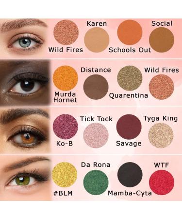 2020 Eye Shadow Palette - 15 Highly Pigmented Shades Matte & Shimmer - International Shipping Available - Buy Online on GoSupps.com