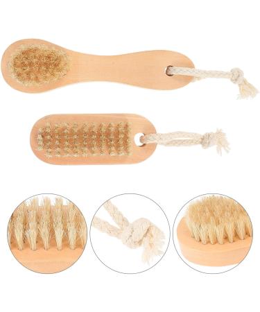minkissy Wooden Face Cleansing Brush for Facial Exfoliation Dry Brush for Face Care Exfoliating Face Brush Skin Scrubber - Buy Online on GoSupps.com