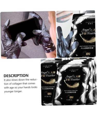 Mikinona 1 Pair Moisturizing Hand Softening Gloves Hydrating Glove Hand Spa Gloves Hand Cream for Dry Hands Moisturizing Gloves Hand Care Gloves Aluminum Platinum Paper - Buy Online on GoSupps.com