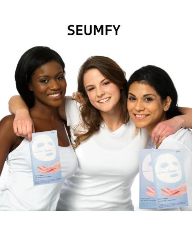 SEUMFY Collagen Face Masks - 5 000 000ppb Deep Overnight Lifting & Firming Mask - 40g x 4 | Hydrating Skincare for All Skin Types - International Shipping Available - Buy Online on GoSupps.com